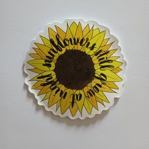 10/$10 Inspirational Positivity Sunflower Nature Garden Flower Sticker Decal